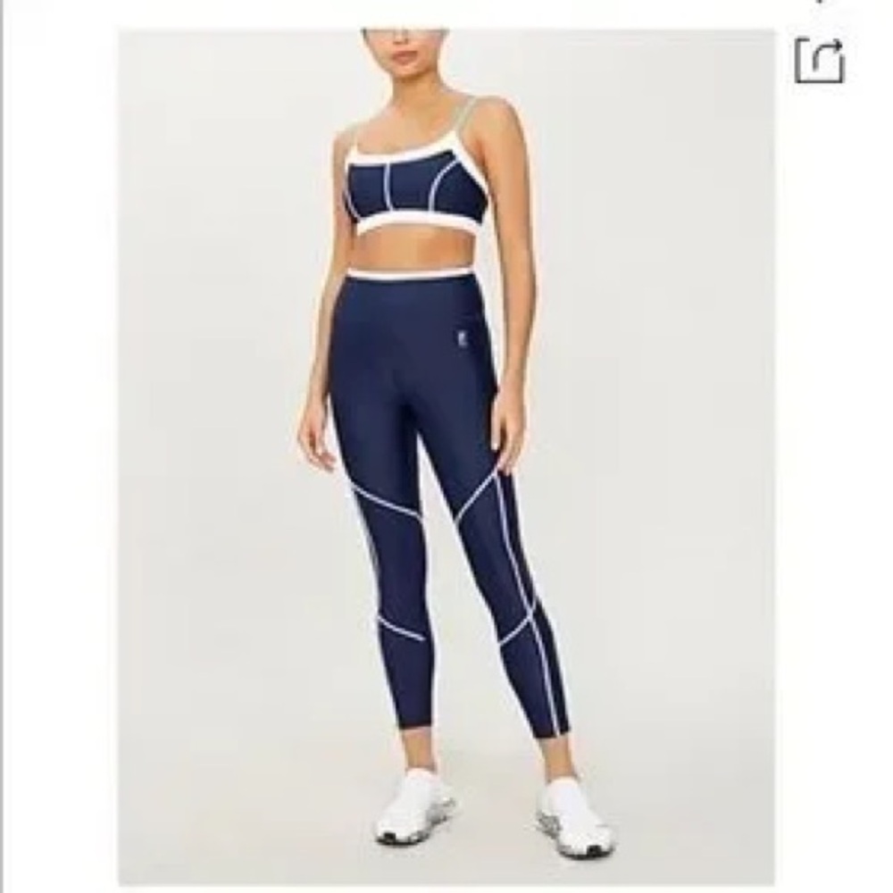 P.E Nation Navy and White Activewear SetXS - Picture 2 of 10